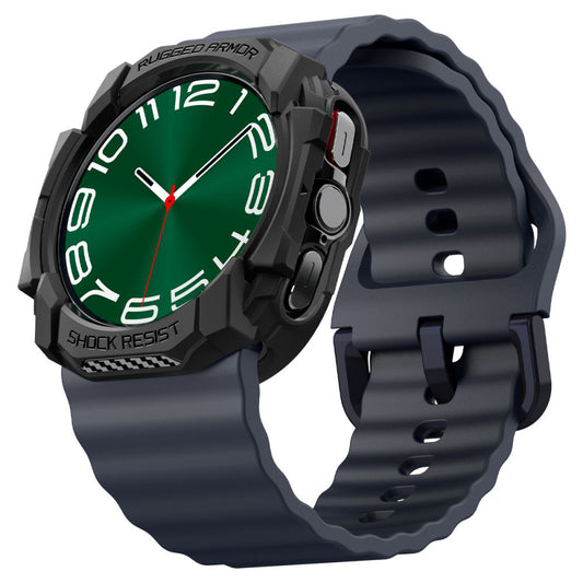 Spigen Rugged Armor tok Samsung Galaxy Watch Ultra-hoz, Fekete