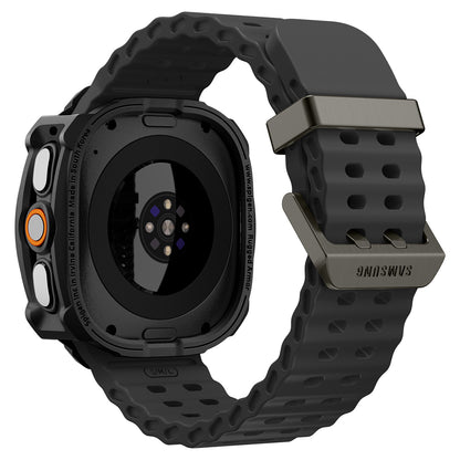 Spigen Rugged Armor tok Samsung Galaxy Watch Ultra2-hez, Matt Fekete ACS11611