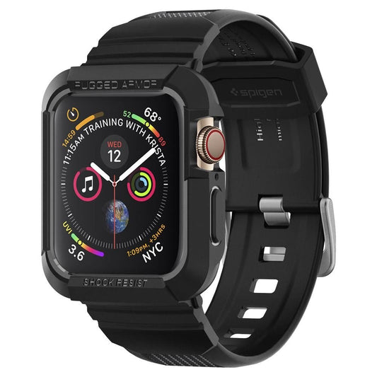 Spigen Rugged Armor Pro tok Apple Watch 44mm Series-hez, Fekete 062CS25324