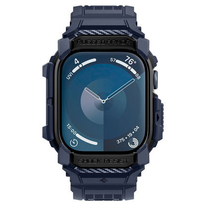 Spigen Rugged Armor Pro tok Apple Watch Series 10 / 11 46mm-hez, Tengerészkék
