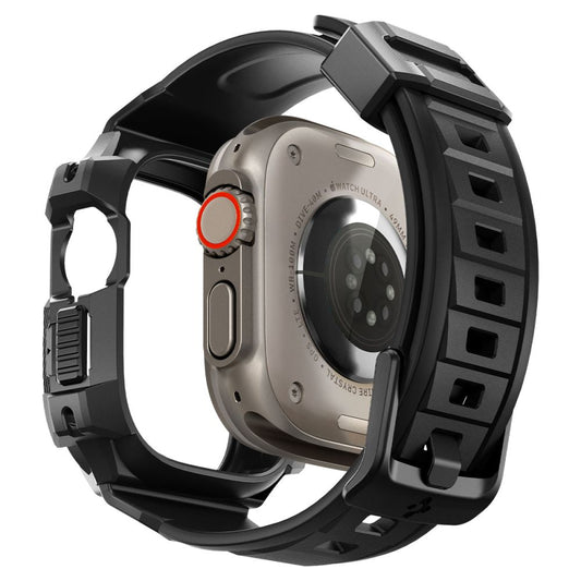 Spigen Rugged Armor Pro tok Apple Watch Ultra Series-hez, Fekete