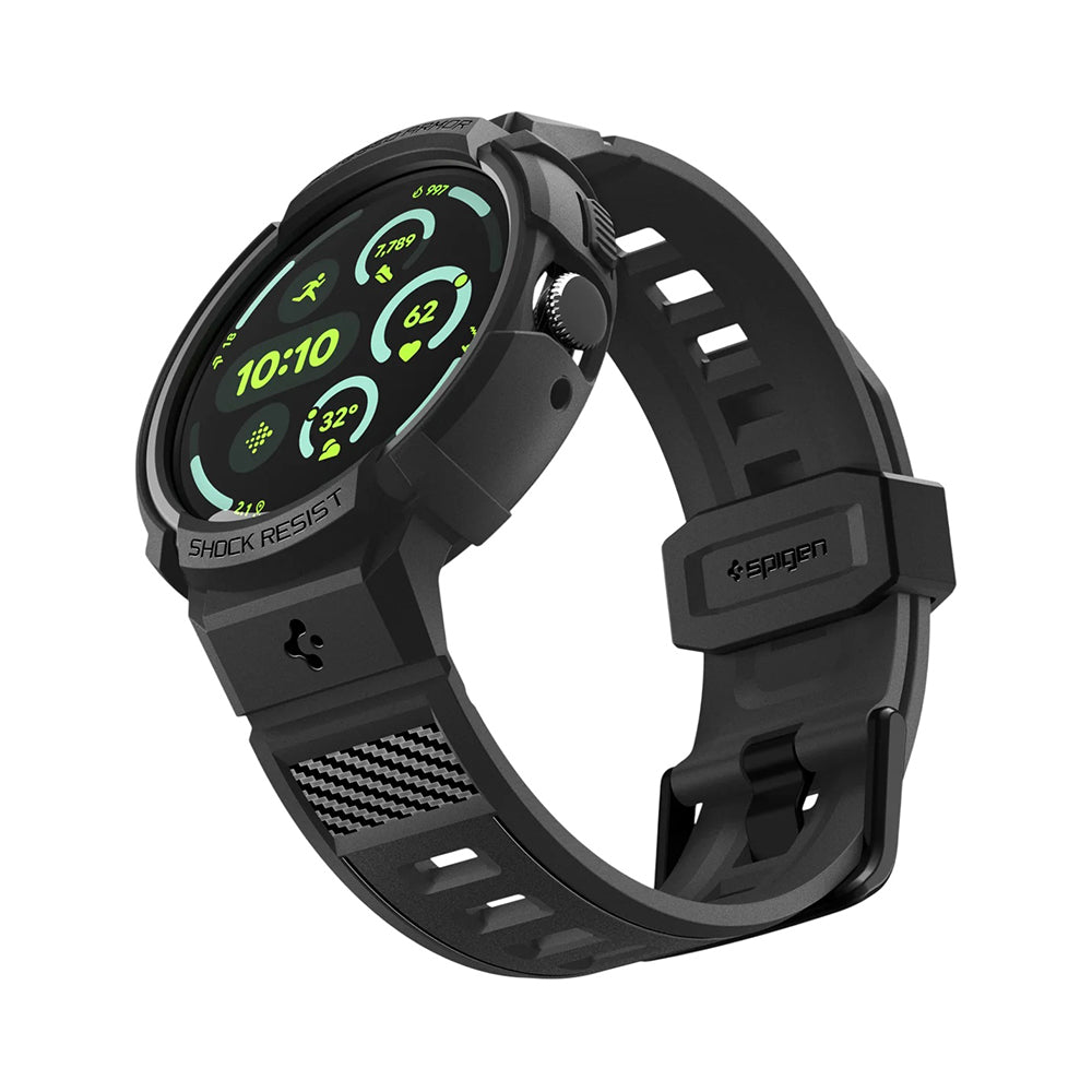 Spigen Rugged Armor Pro tok Google Pixel Watch 41mm sorozathoz, fekete ACS09484