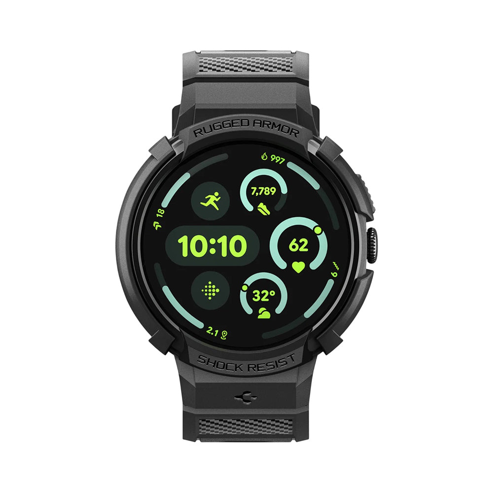 Spigen Rugged Armor Pro tok Google Pixel Watch 41mm sorozathoz, fekete ACS09484