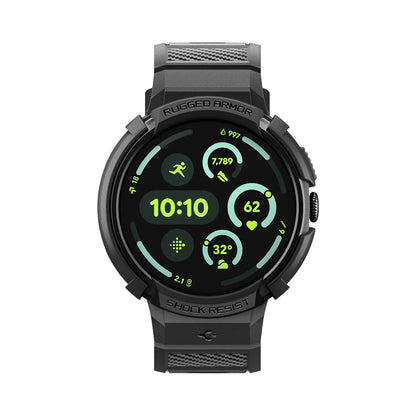 Spigen Rugged Armor Pro tok Google Pixel Watch 41mm sorozathoz, fekete ACS09484