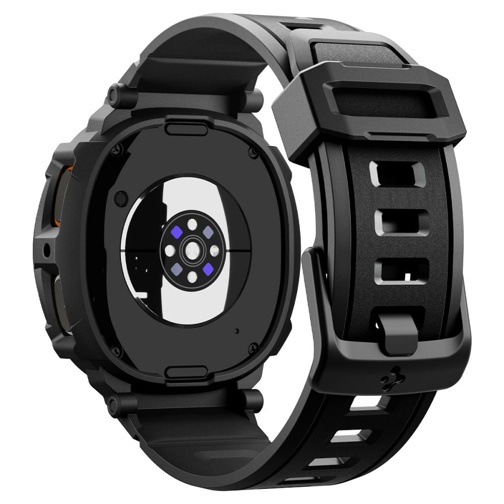 Spigen Rugged Armor Pro tok Samsung Galaxy Watch8 44mm-hez, Fekete ACS10007