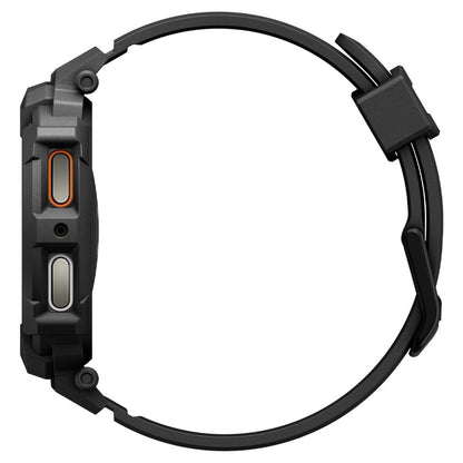 Spigen Rugged Armor Pro tok Samsung Galaxy Watch8 44mm-hez, Fekete ACS10007