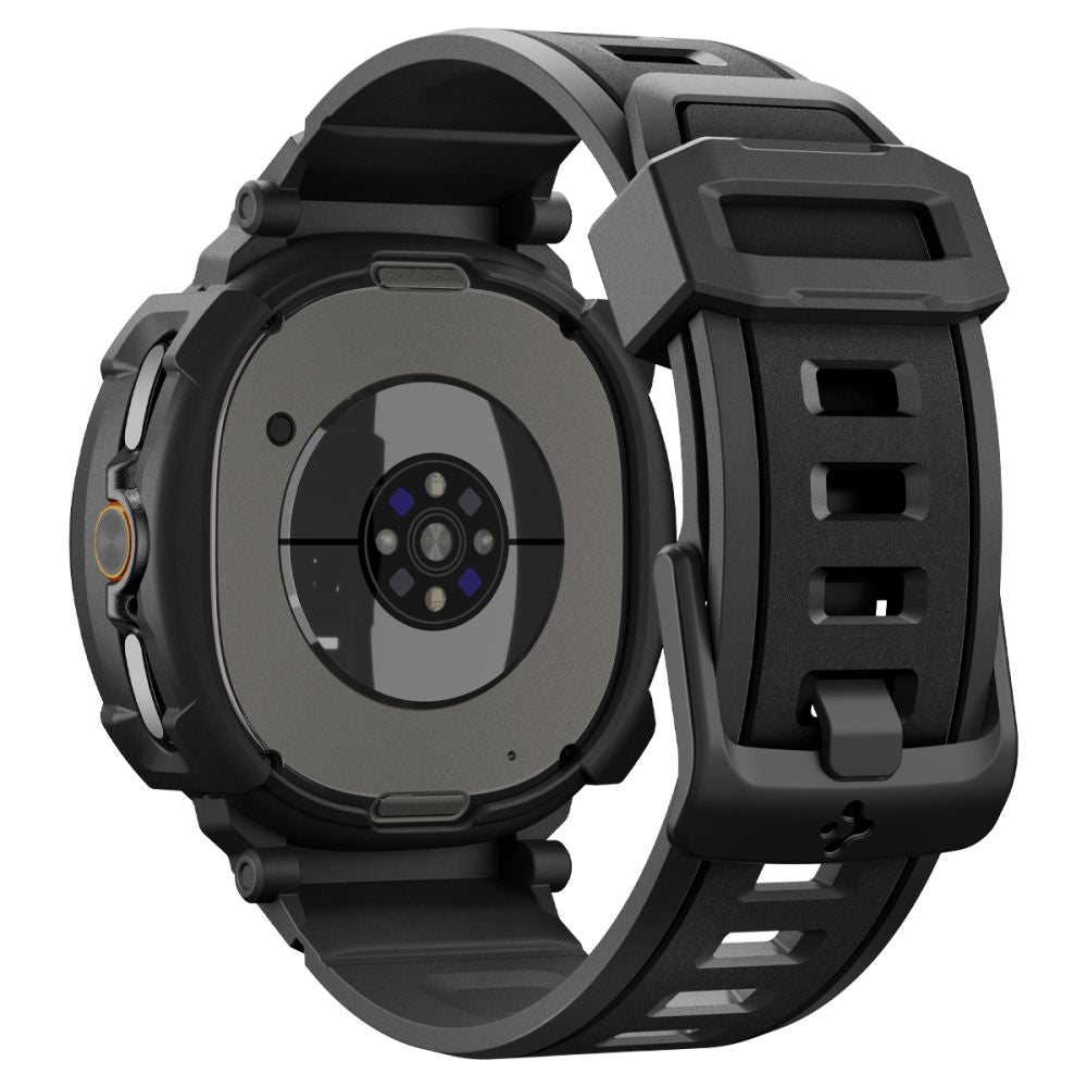 Spigen Rugged Armor Pro tok Samsung Galaxy Watch8 Classic-hez, Matt Fekete ACS10013