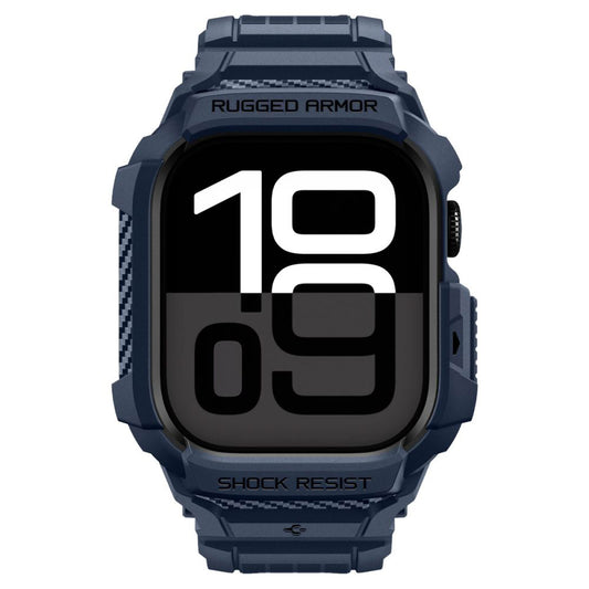 Spigen Rugged Armor Pro V2 tok Apple Watch Series 10 / 11 42mm-hez, Tengerészkék ACS10495
