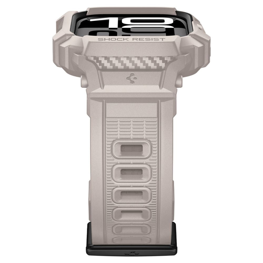 Spigen Rugged Armor Pro V2 tok Apple Watch Series 10 / 11 46mm-hez, Bézs ACS10506