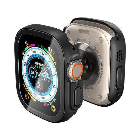 Spigen Thin Fit 360 tok Apple Watch Ultra Series-hez, fekete ACS05558