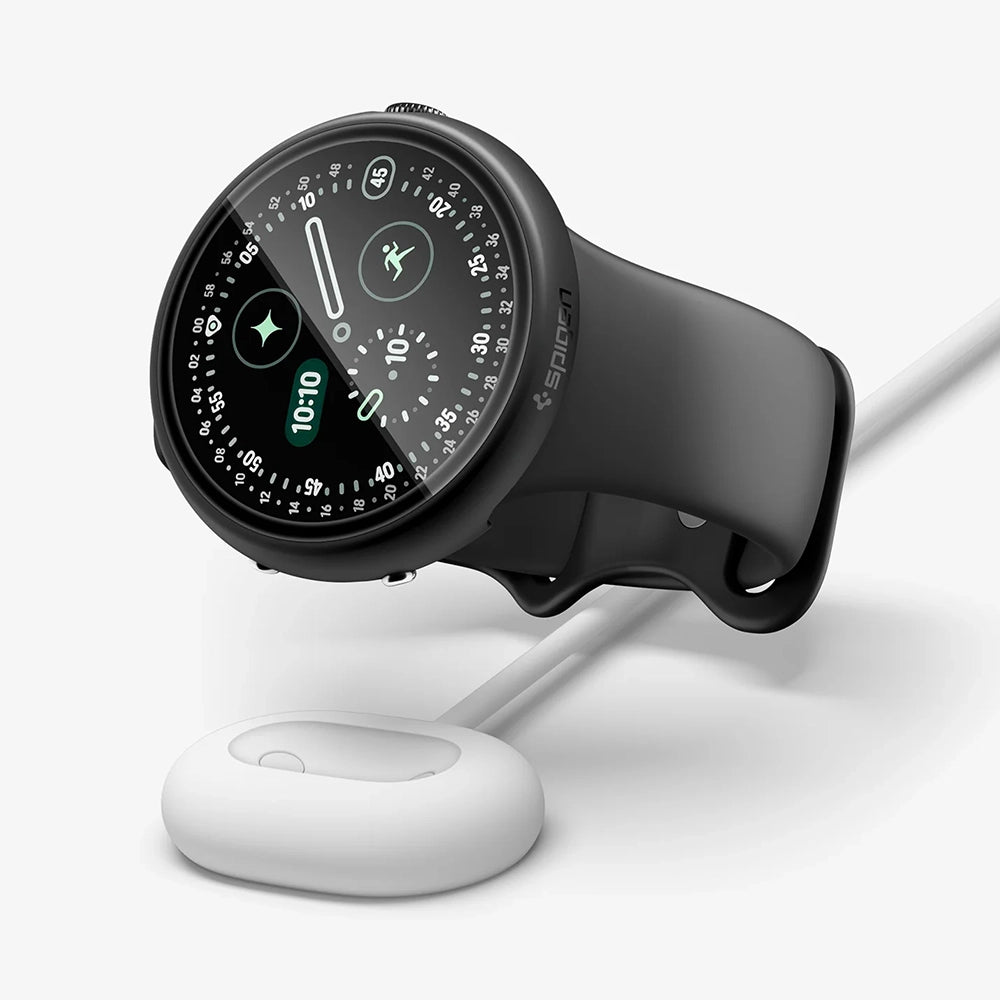 Spigen Thin Fit 360 tok Google Pixel Watch 45mm sorozathoz, fekete ACS11746