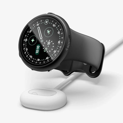 Spigen Thin Fit 360 tok Google Pixel Watch 45mm sorozathoz, fekete ACS11746