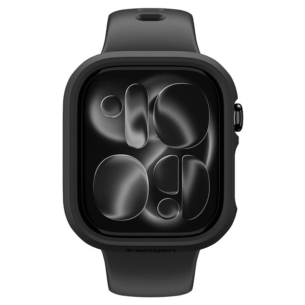 Spigen Thin Fit tok Apple Watch 12 46mm-hez, Fekete ACS11890