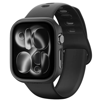 Spigen Thin Fit tok Apple Watch 12 46mm-hez, Fekete ACS11890