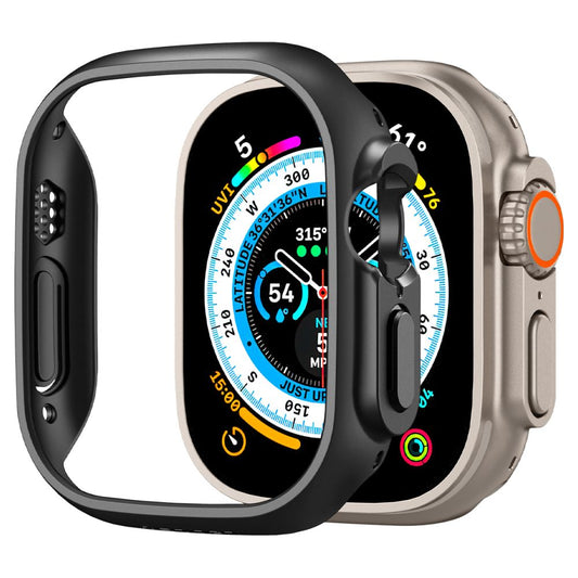 Spigen Thin Fit tok Apple Watch Ultra Series-hez, Fekete ACS05458
