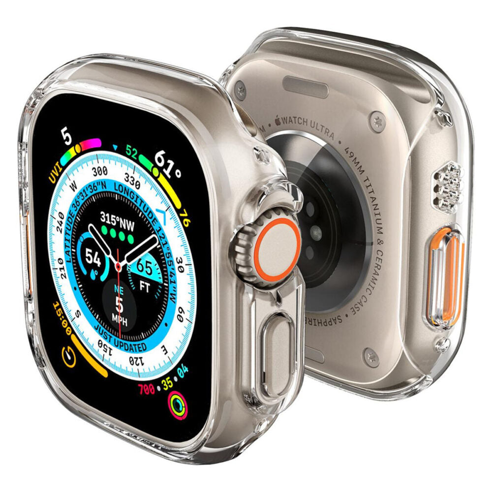 Spigen Thin Fit tok Apple Watch Ultra Series-hez, átlátszó ACS05917