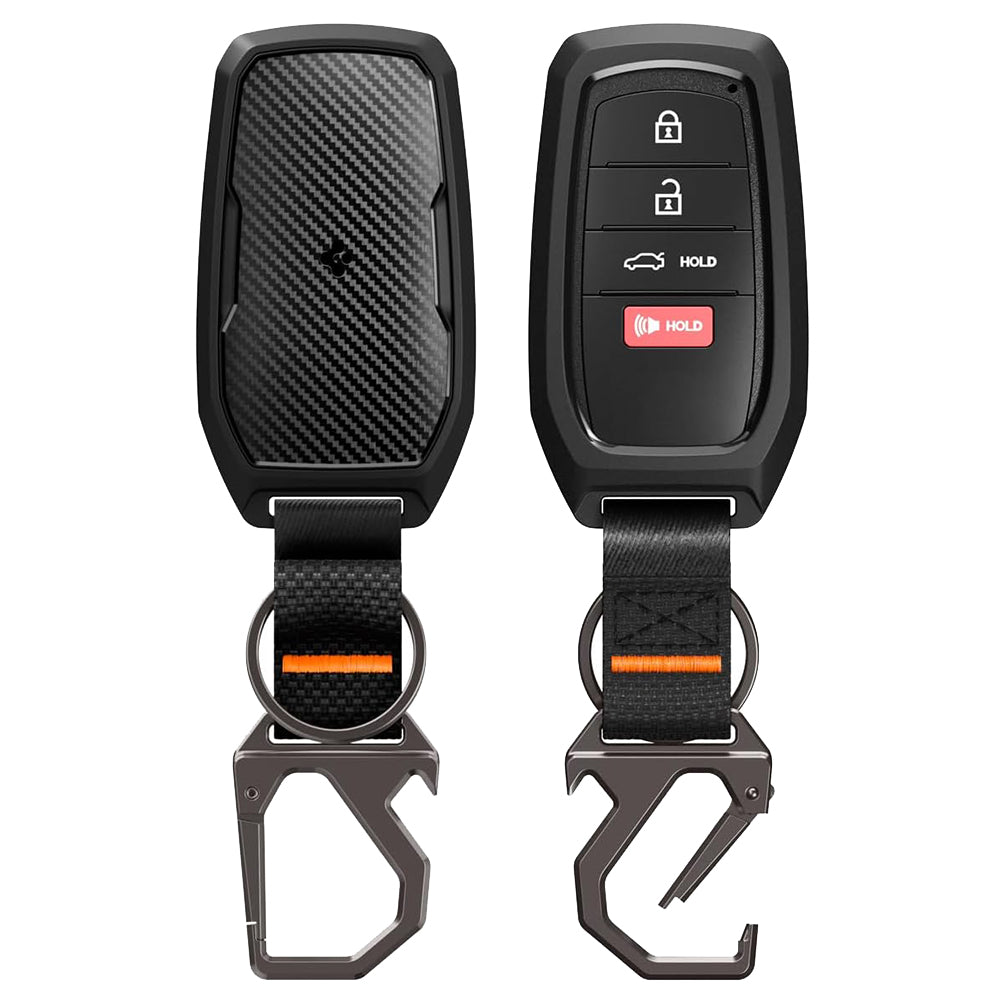 Spigen TK100 autókulcs tok Toyota Smarthoz, fekete ACS11366