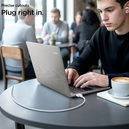 Spigen Urban Fit tok Apple MacBook Neo 13 hüvelykhez, szürke ACS11542