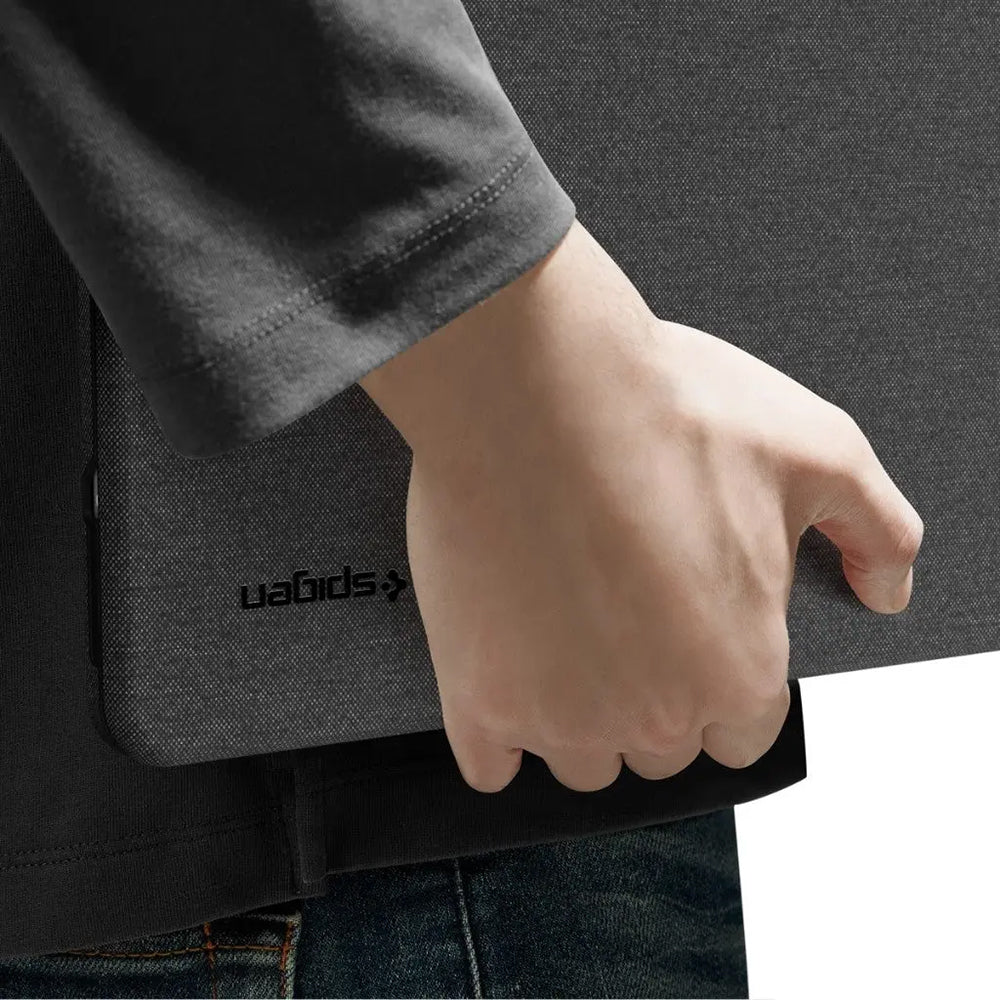 Spigen Urban Fit tok Apple MacBook Neo 13 hüvelykeshez, fekete ACS11541