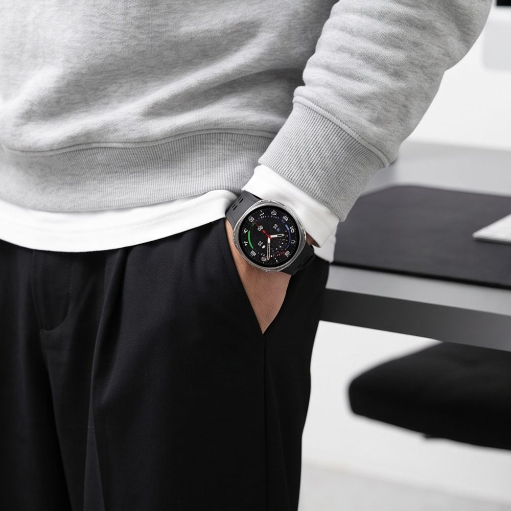 Tech-Protect Defense tok Samsung Galaxy Watch 9 / Watch8 44mm-hez, 2 darabos készlet, Fekete / Átlátszó