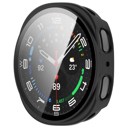 Tech-Protect Defense tok Samsung Galaxy Watch9 / Watch8 40mm-hez, 2 darabos készlet, Fekete / Átlátszó