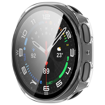 Tech-Protect Defense tok Samsung Galaxy Watch 9 / Watch8 44mm-hez, 2 darabos készlet, Fekete / Átlátszó
