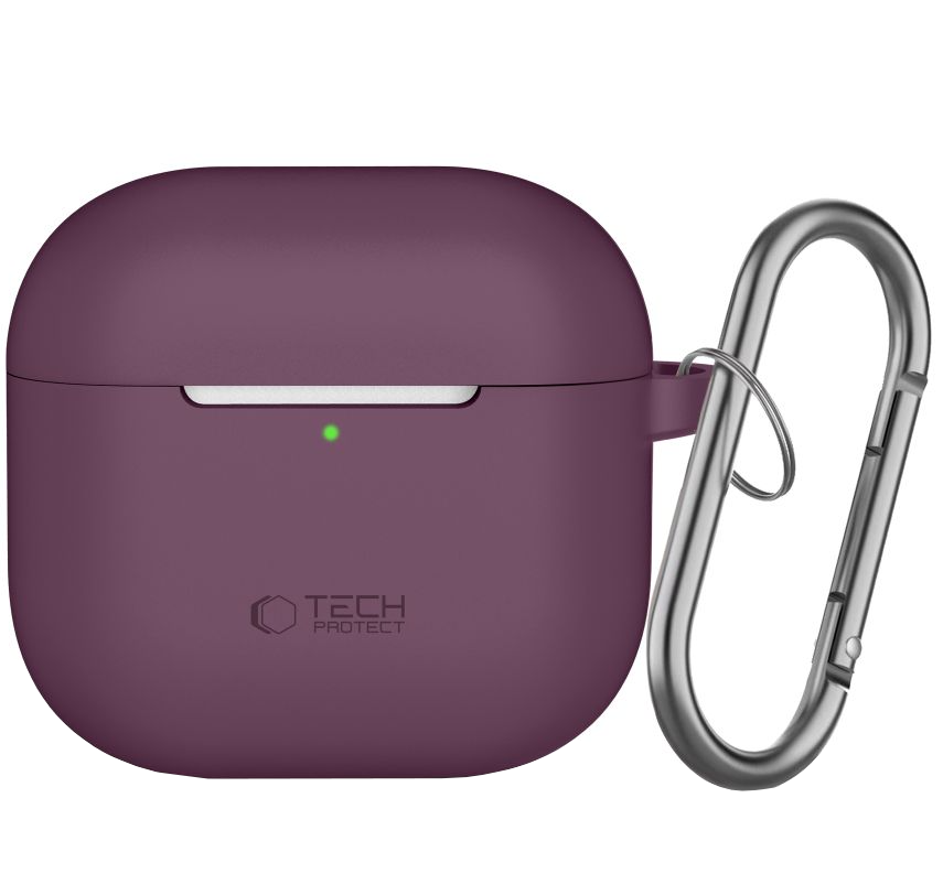 Tech-Protect Silicone Hook tok Apple AirPods 4 / AirPods 5 készülékhez, bordó színben