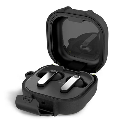 Tech-Protect Slim Hook tok Samsung Galaxy Buds4 / Buds4 Pro-hoz, Fekete