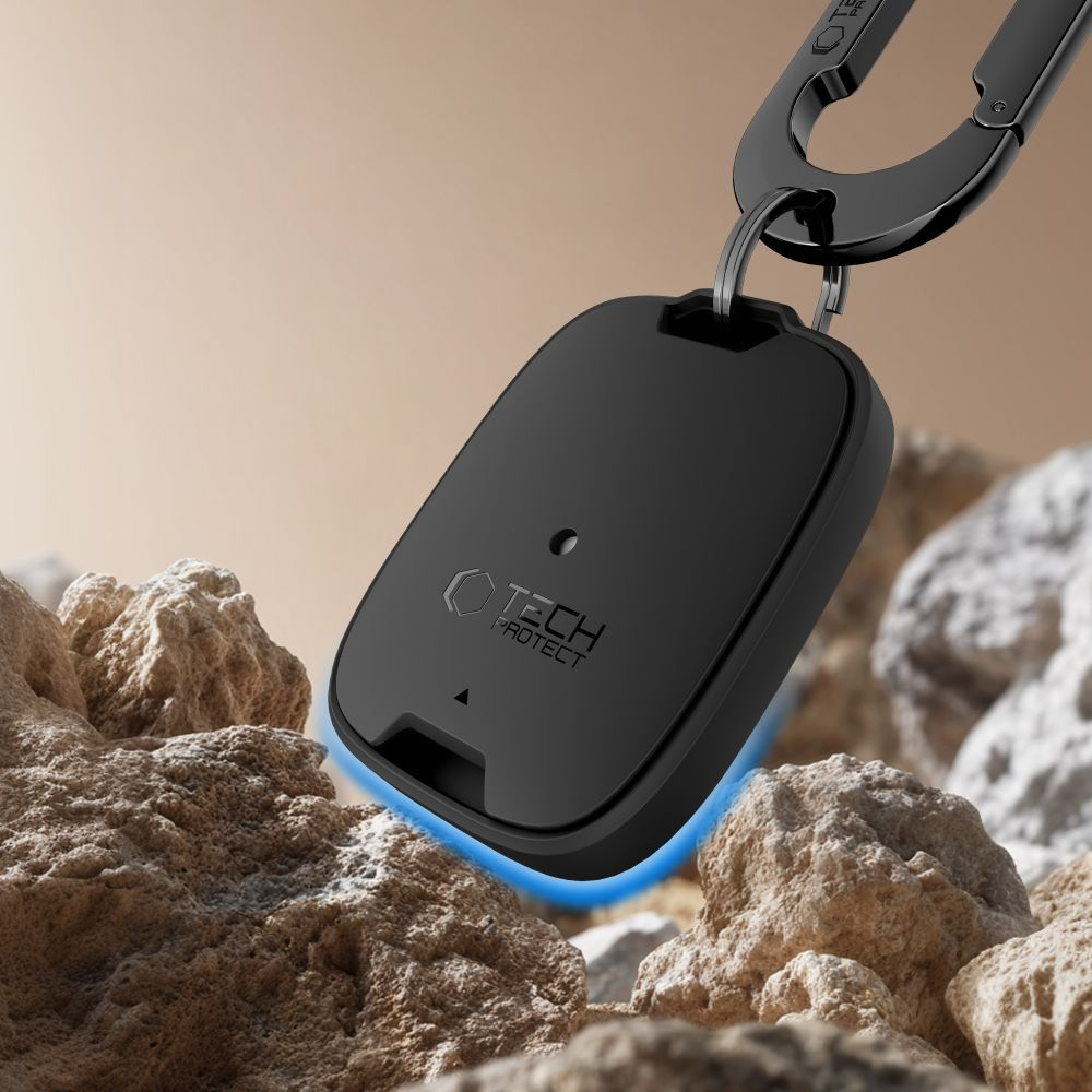Tech-Protect Velar tok Apple AirTag-hez, Fekete