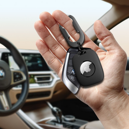 Tech-Protect Velar tok Apple AirTag-hez, Fekete