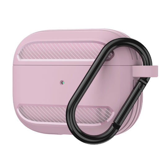 Techsuit Carbon tok Apple AirPods 3-hoz, rózsaszín