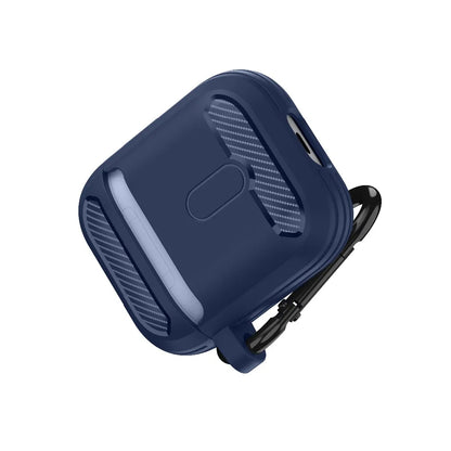 Techsuit Carbon tok Apple AirPods Gen 2 / Gen 1 számára, zöld
