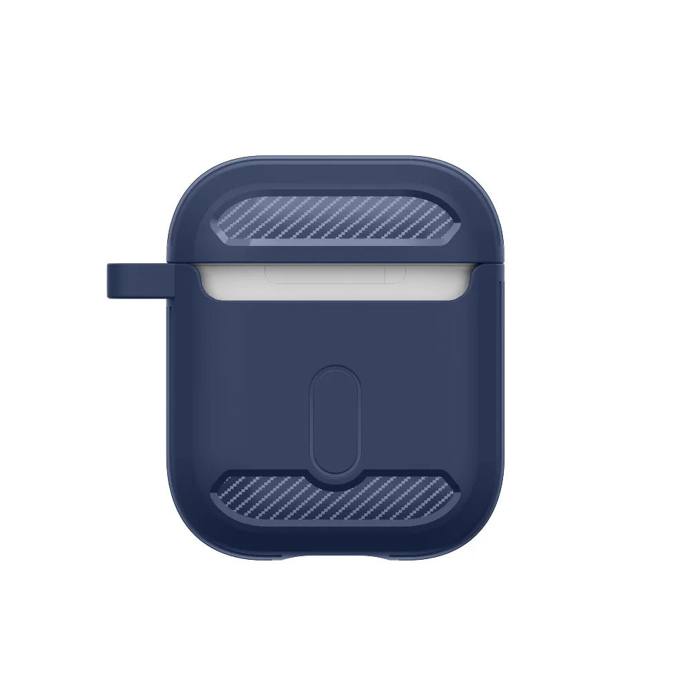 Techsuit Carbon tok Apple AirPods Gen 2 / Gen 1 számára, zöld