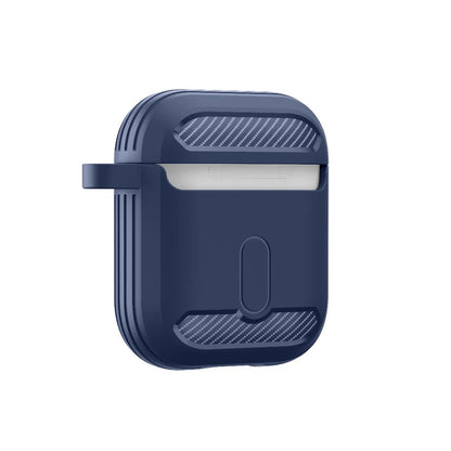 Techsuit Carbon tok Apple AirPods Gen 2 / Gen 1 számára, zöld