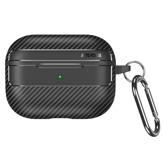 Techsuit CarbonFiber tok Apple AirPods Pro sorozathoz, fekete