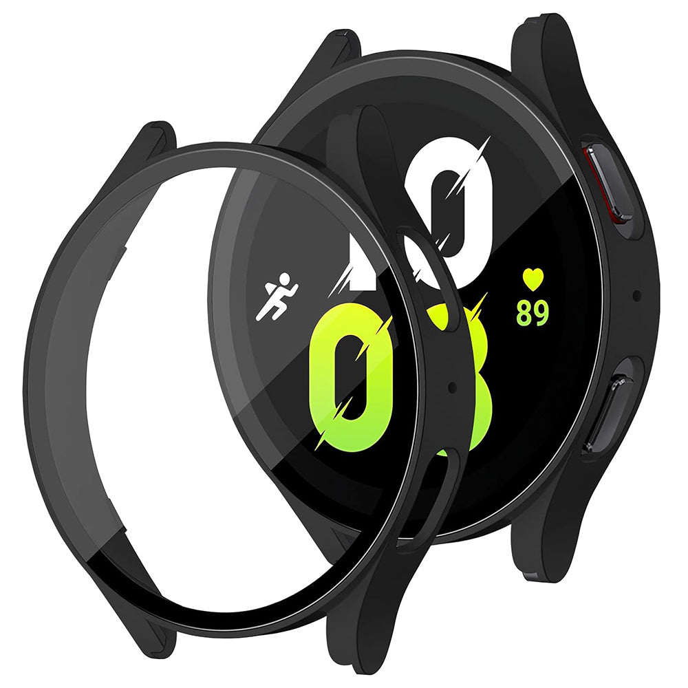 Techsuit Defense360 Pro Case for Samsung Galaxy Watch6 / Watch5 / Watch4 40mm Series, Black