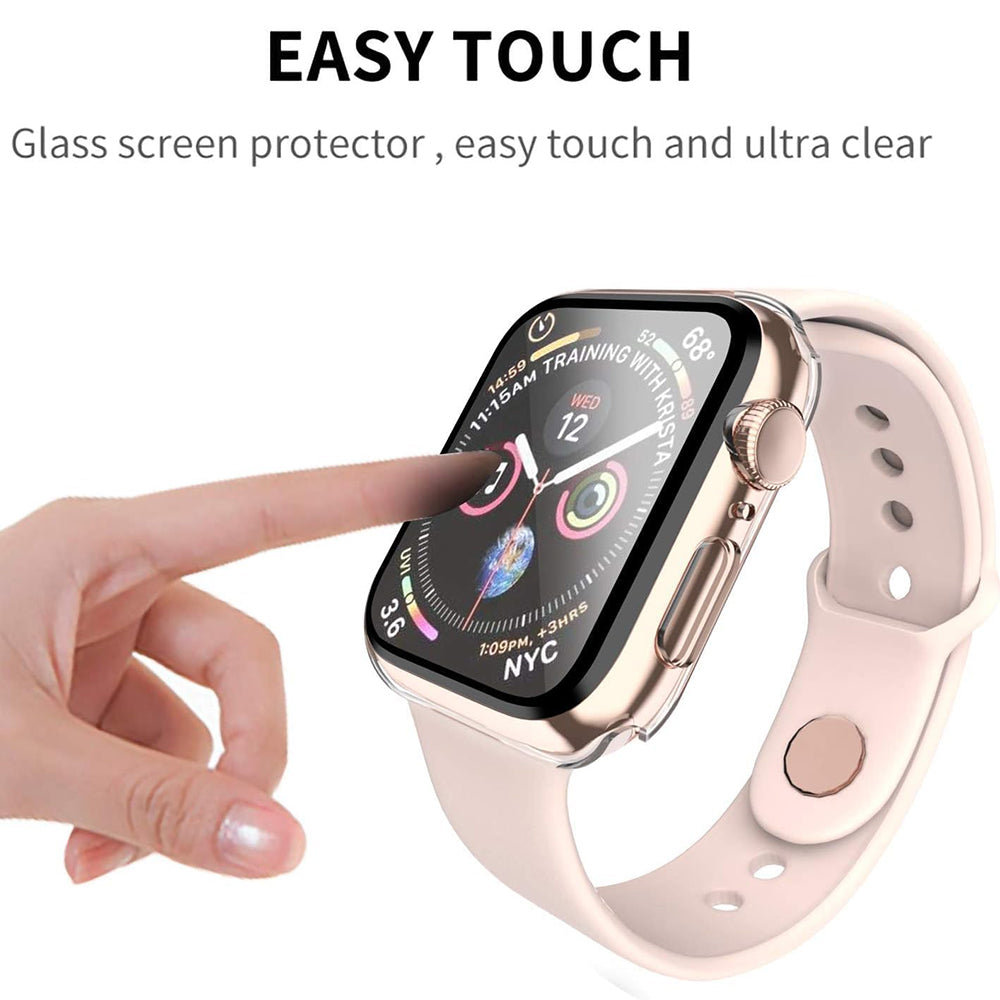 Techsuit Defense360 Pro tok Apple Watch 38mm Series-hez, Átlátszó