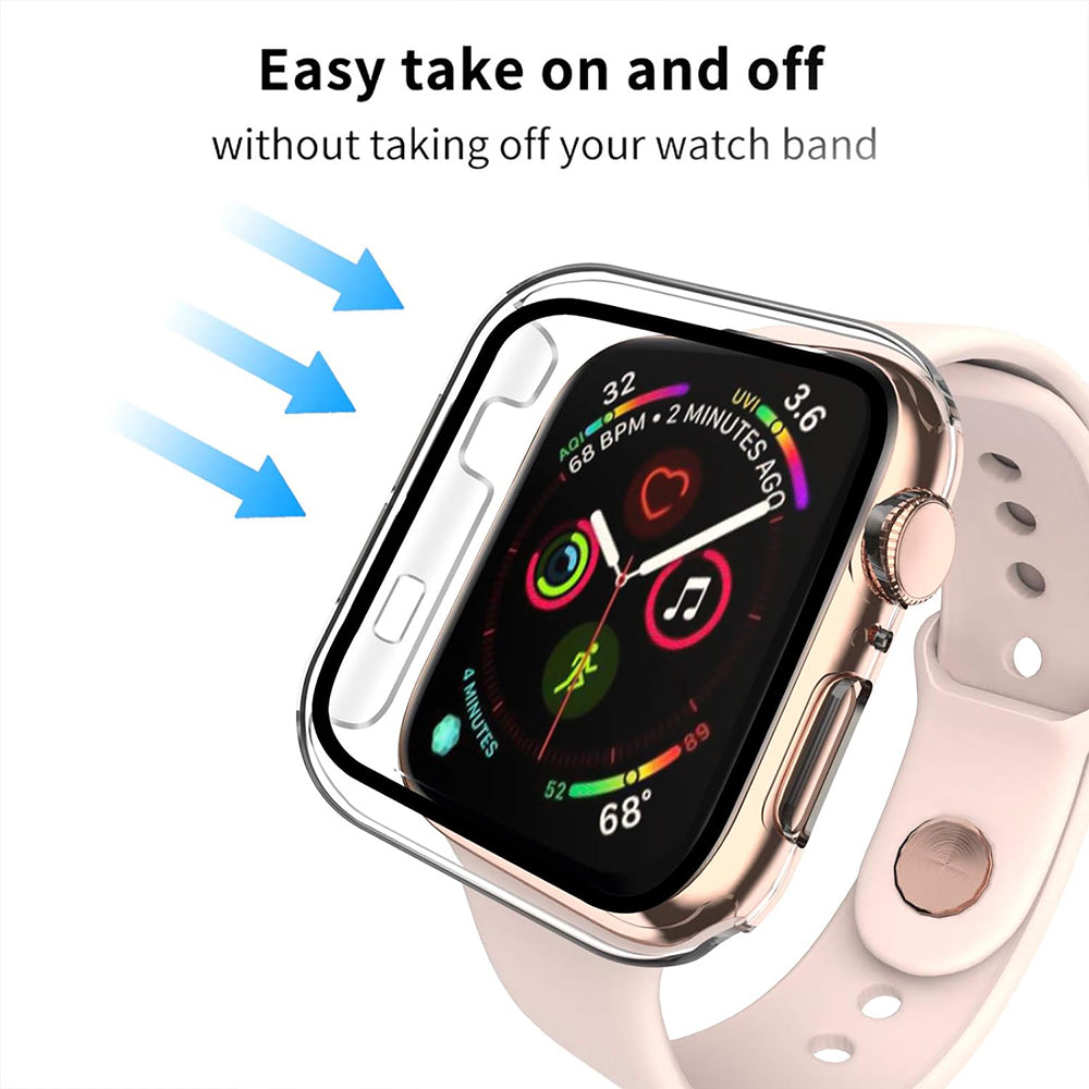 Techsuit Defense360 Pro tok Apple Watch 38mm Series-hez, Átlátszó