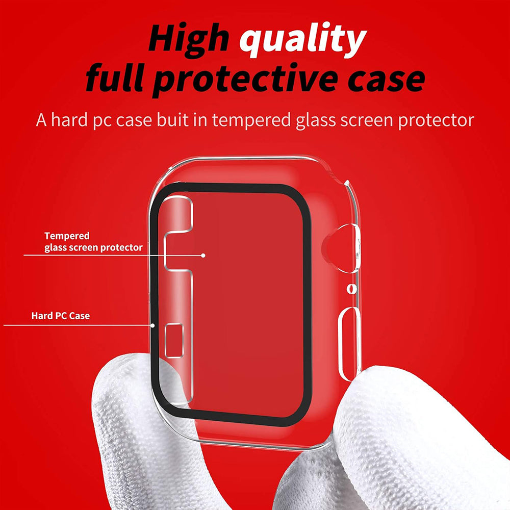 Techsuit Defense360 Pro tok Apple Watch 42mm Series-hez, Átlátszó