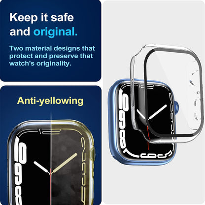 Techsuit Defense360 Pro tok Apple Watch 7 41mm Series-hez, Átlátszó