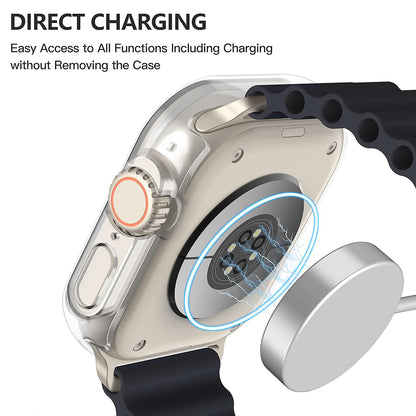 Techsuit Defense360 Pro tok Apple Watch Ultra Series-hez, Átlátszó