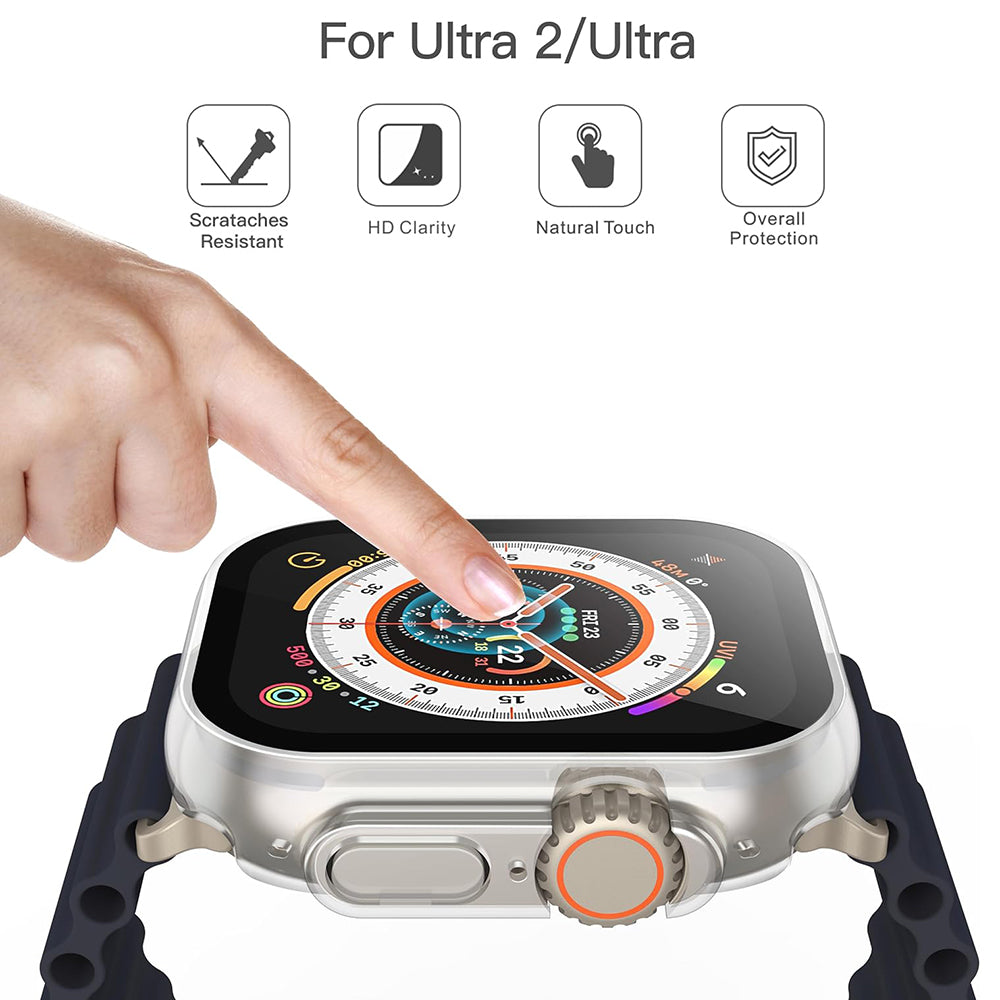 Techsuit Defense360 Pro tok Apple Watch Ultra Series-hez, Átlátszó