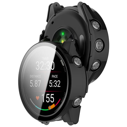 Techsuit Defense360 Pro tok Garmin Forerunner 170 / 70-hez, Fekete