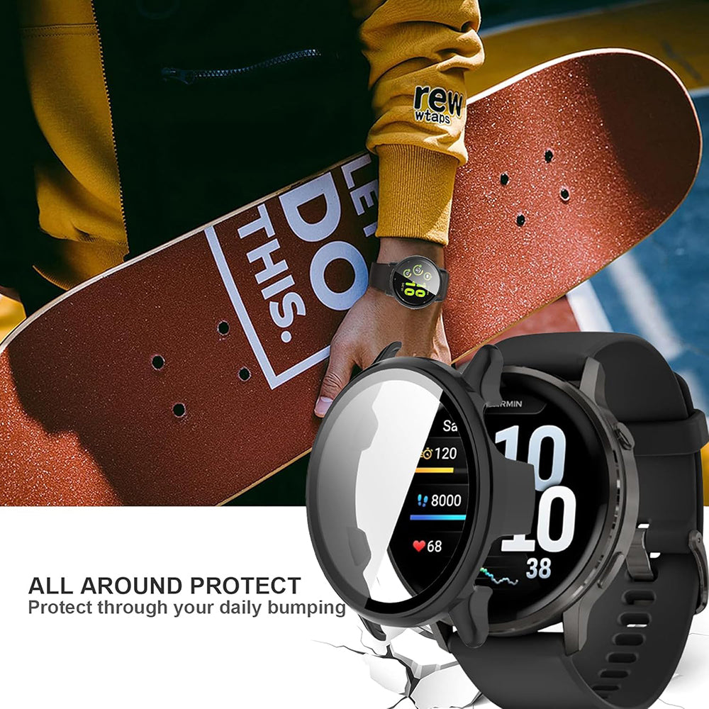 Techsuit Defense360 Pro tok Garmin Venu 4 45mm-hez, Zöld