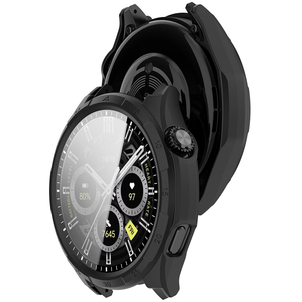 Techsuit Defense360 Pro Case for Honor Watch 6, Black