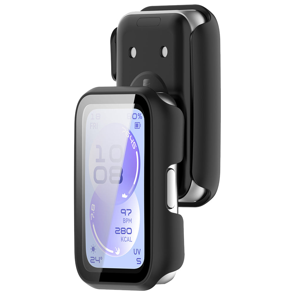 Techsuit Defense360 Pro tok Huawei Band 11-hez, Fekete
