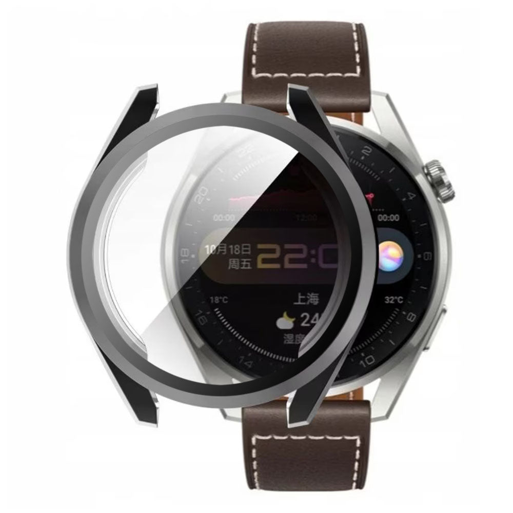 Techsuit Defense360 Pro tok Huawei Watch 3 Pro-hoz, fekete