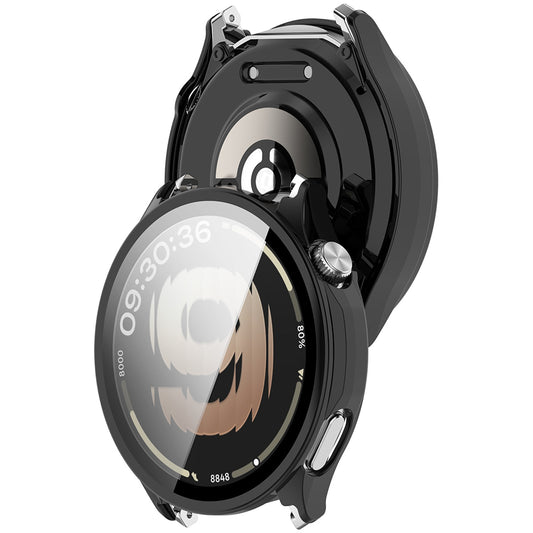 Techsuit Defense360 Pro tok Oppo Watch S / OnePlus Watch Lite-hez, Fekete