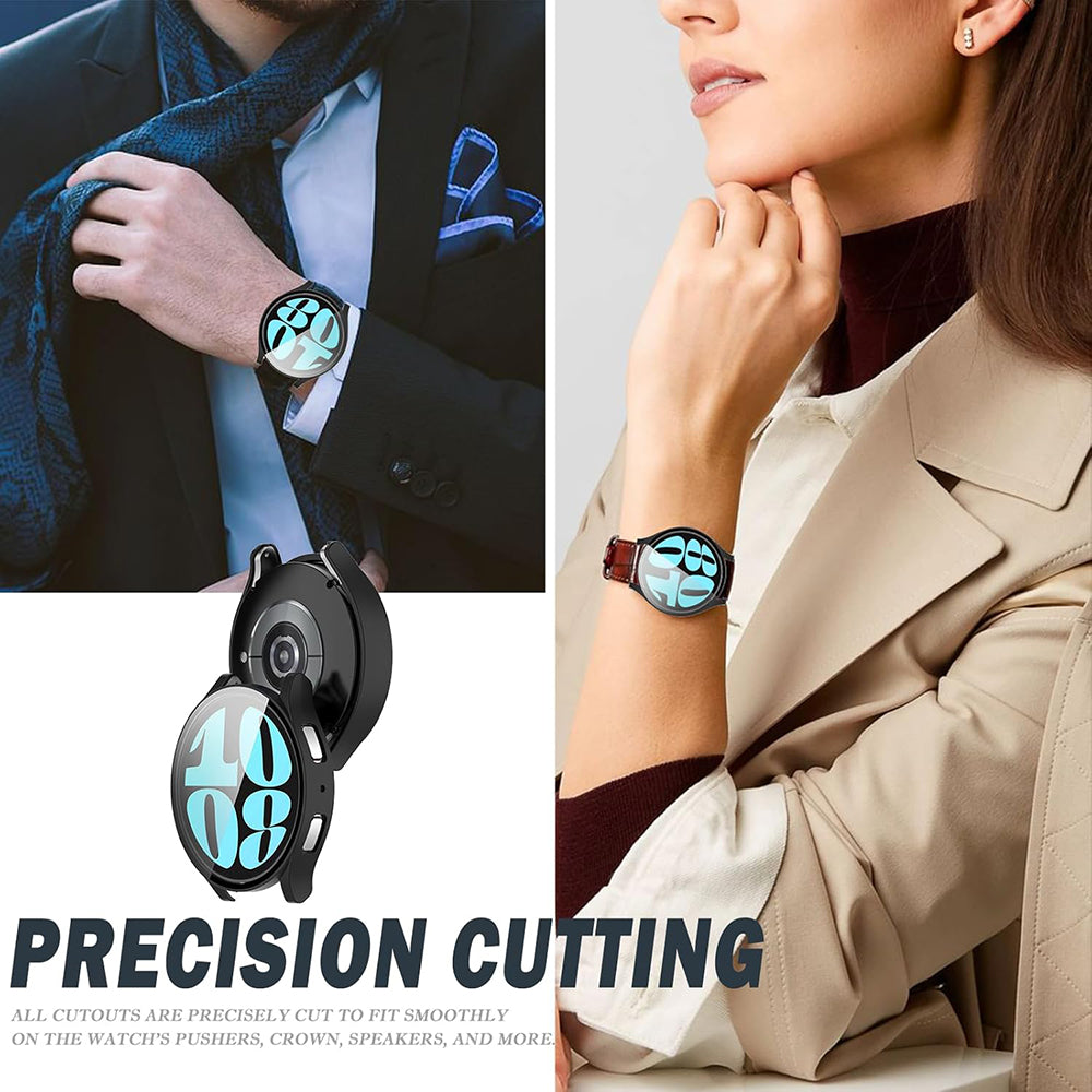 Techsuit Defense360 Pro tok Samsung Galaxy Watch6 40mm-hez, Fekete