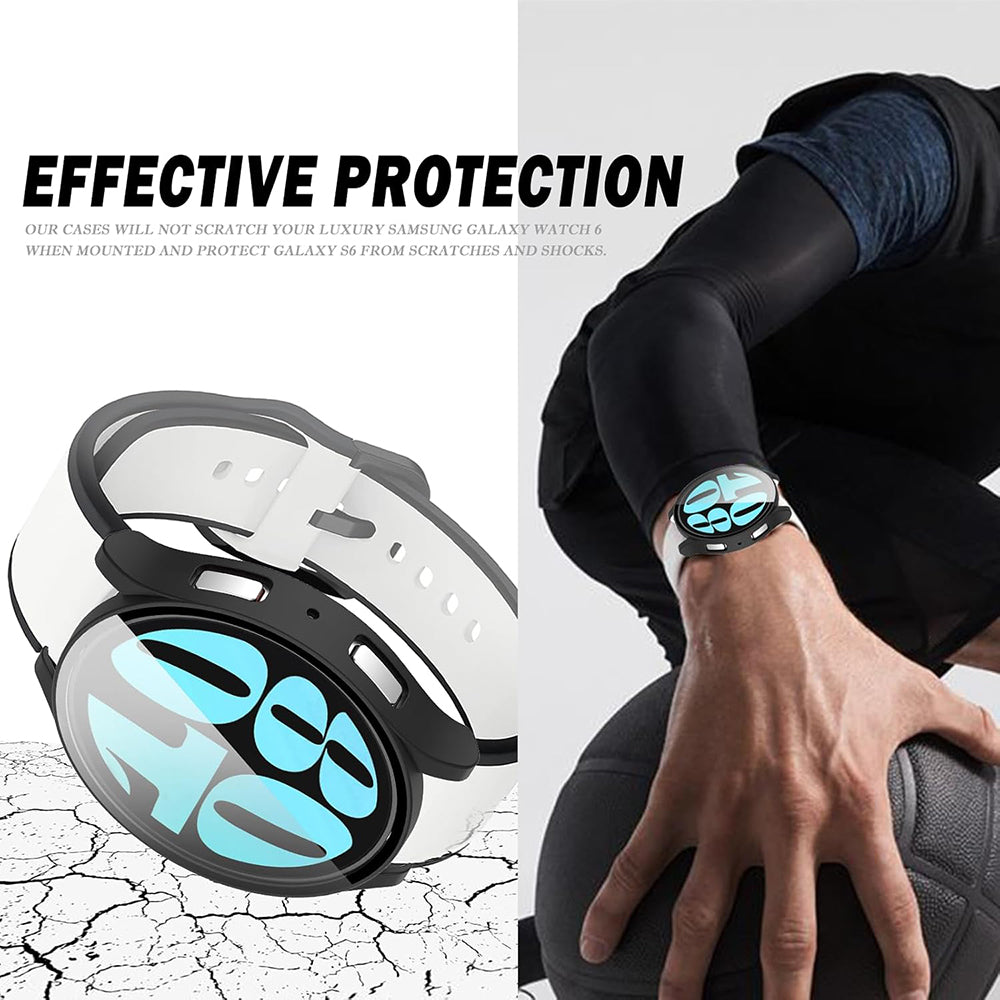 Techsuit Defense360 Pro tok Samsung Galaxy Watch6 40mm-hez, Fekete